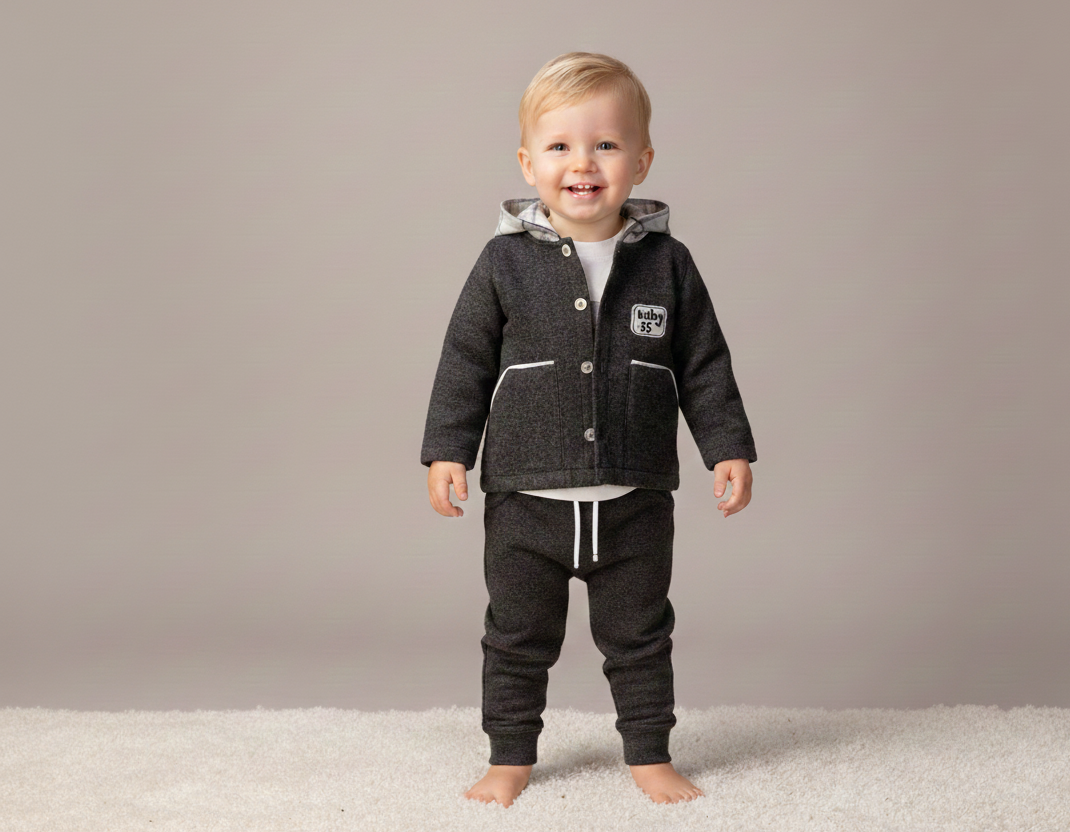 Kapşonlu Erkek Eşofman Seti