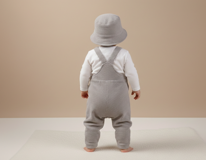 Şapkalı Erkek Salopet Set