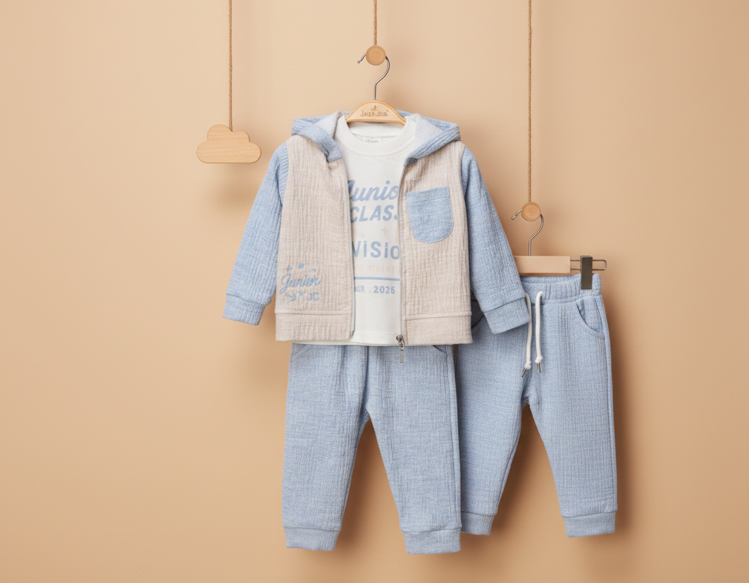 Kapşonlu Eşofman-Tişört Takım