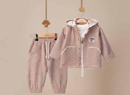 Kapşonlu Erkek Eşofman Seti