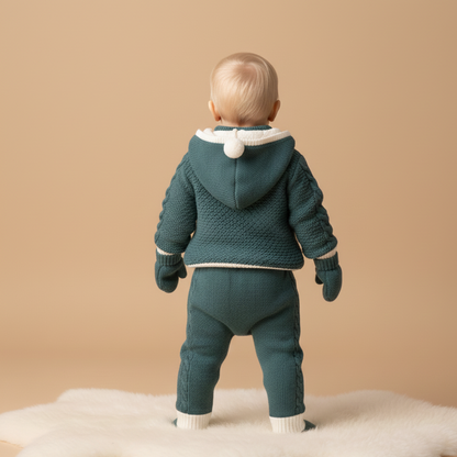 Triko Hırka Pantolon Takım